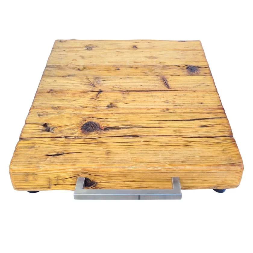 Gleitbrett / Rollbrett aus Massivholz für Bosch Cookit, Farbe honey, mit eckigem Edelstahlgriff Gleitbrett / Rollbrett aus Massivholz für Bosch Cookit, Farbe honey, mit eckigem Edelstahlgriff